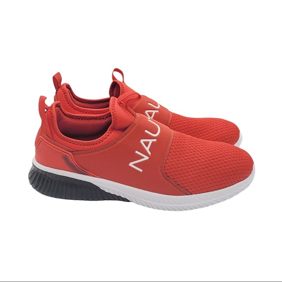 Nautica Other - NWOB Nautica Men’s Coaster Slip On Sneakers in Red Size 11 *FLAWS